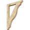 Ekena Millwork Funston Slat Rough Sawn Bracket, Douglas Fir, 4"W x 36"D x 48"H BKT04X36X48FST06RDF - alternate 1